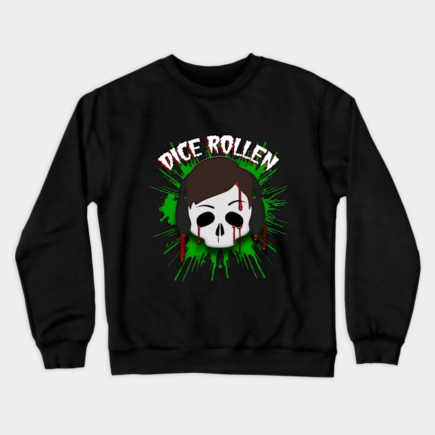 Dice Rollen Logo Crewneck Sweatshirt by Dice Rollen Designs